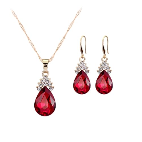 Juego de joyas para boda KnSam ideal para novias e invitadas elegantes