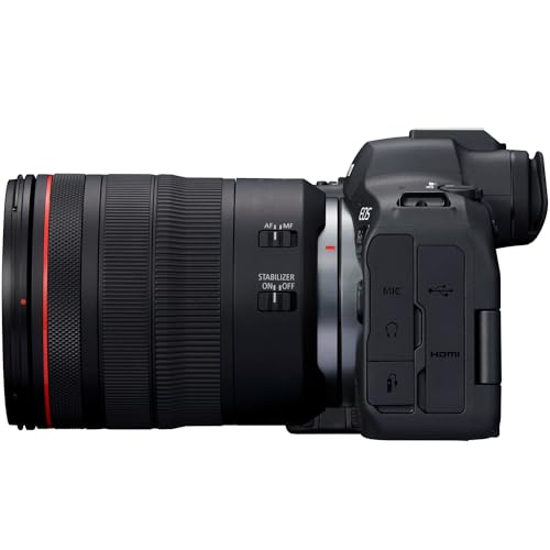 Canon EOS R6 Mark II Full Frame Mirrorless Camera Body with RF 24-105mm F4 L is USM Lens 5666C011 Bundle with Deco Gear Photography Bag + Microphone + Monopod + Software & Accessories Kit