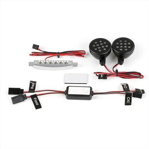 Luces Vehículo RC de Alta Intensidad Faros LED Delanteros y Traseros Baja 5B
