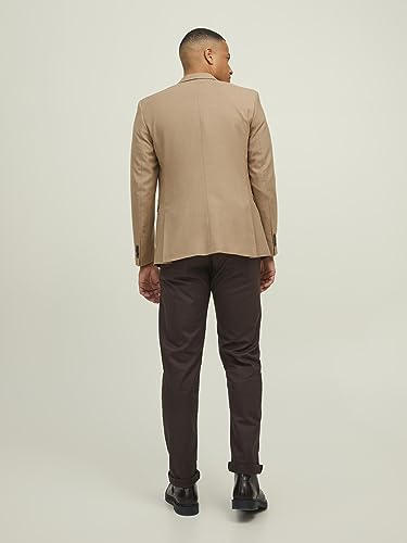 Jack & Jones Herren Jprsolaris Blazer Noos Anzugjacke, Curds & Whey/Fit: Slim Fit, 54 – Ansicht 4