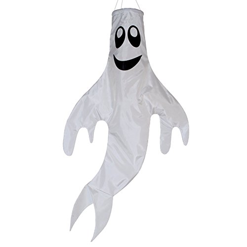 In the Breeze Large 43 inch Ghost Windsock Halloween Hanging Decoration 4978