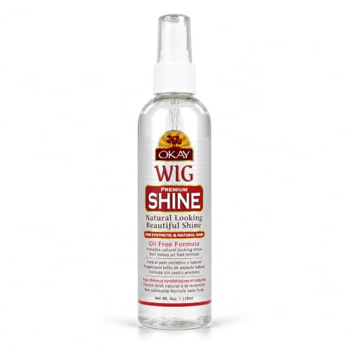 OKAY Pure Naturals Premium Spray Brillo para Pelucas 4 oz