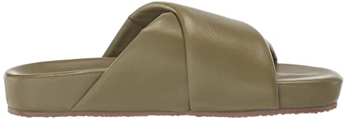 Seychelles Women's Heartfelt Leather Slide Sandal, Olive, 9 #TOP5