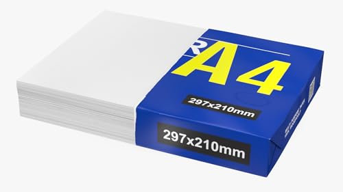 HABBAA Premium A4 Multipurpose Copy Paper 210 x 297 mm 80 GSM (1/10 Reams | 50 Sheets)