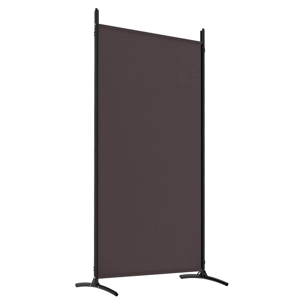 Paravento divisorio marrone in tessuto, 346 x 180 cm, pieghevole e autoportante, per soggiorno, camera da letto, ufficio, traspirante e versatile, 4 pezzi