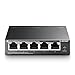 TP-Link TL-SG1005P PoE Switch 5-Port Gigabit Lan Switch mit 4 PoE+ Ports (65 Watt, IEEE-802.3af/at PoE,lüfterlos, Plug-and-Play, robustes Metallgehäuse) Schwarz Ort mit günstig Kaufen-TP-Link TL-SG1005P PoE Switch 5-Port Gigabit Lan Switch mit 4 PoE+ Ports (65 Watt, IEEE-802.3af/at PoE,lüfterlos, Plug-and-Play, robustes Metallgehäuse) Schwarz