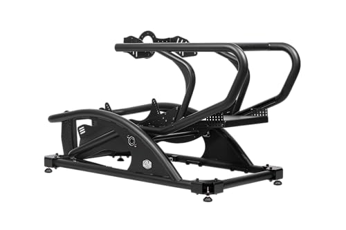 Cooler Master Dyn-X Racing Simulator Cockpit – Modular Adjustable Sim Racing Chassis, Heavy-Duty Steel Frame, Rigid & Stable Performance, Black