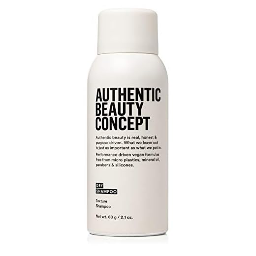 Authentic Beauty Concept Dry Shampoo | All Hair Types | Style, Grip & Refresh Hair | Vegan & Cruelty-free | Sulfate-free | 2.1 oz.