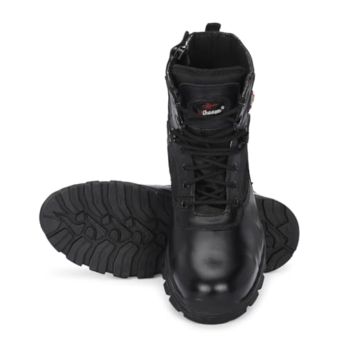 Alpha Aerolite 6.0 Side Zip Suede Leather Military & Tactical Boot – 6 Inches Combat Boots, Lightweight Comfortable Shoes, Durable and Breathable Desert, Motorbike Boot4