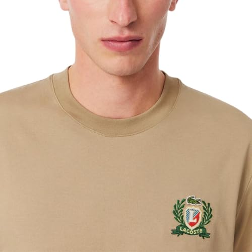 Lacoste Men's Classic Fit Made in France Graphic T-Shirt, Brown, Small2