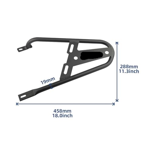 Support porte-bagages Interceptor 650 évite affaissement sacoches
