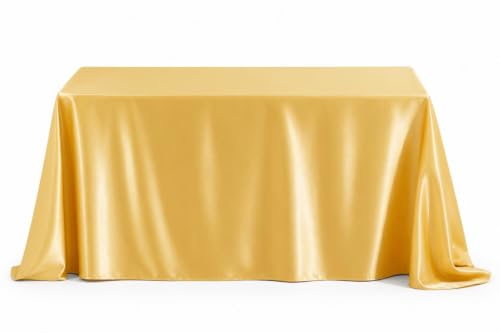 Nappe rectangulaire blanche en polyester anti-tache 140x240cm - 2