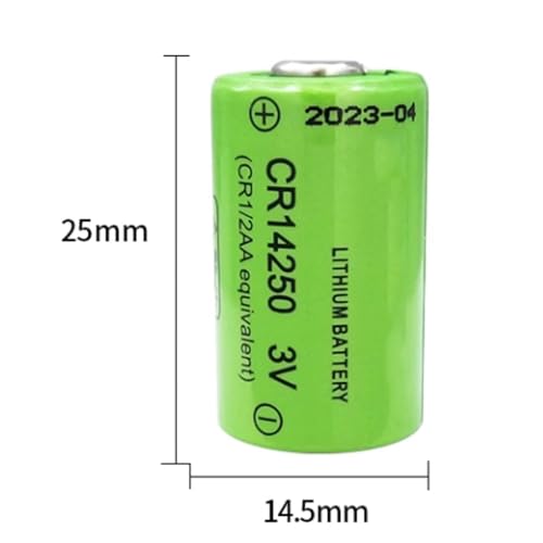 Batería YICUAABA CR14250 3.0V 850mAh 2 unidades miniatura 2