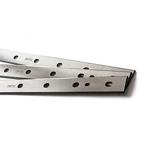 OSCARBIDE 13 Inch Planer Blades for DeWalt DW735 DW735X Planer, Replacement Planer Knives DW7352,3 pcs/Set