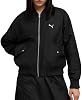 Chaqueta de mujer PUMA T7 Satin Bomber, exterior deportivo casual - Negro 4