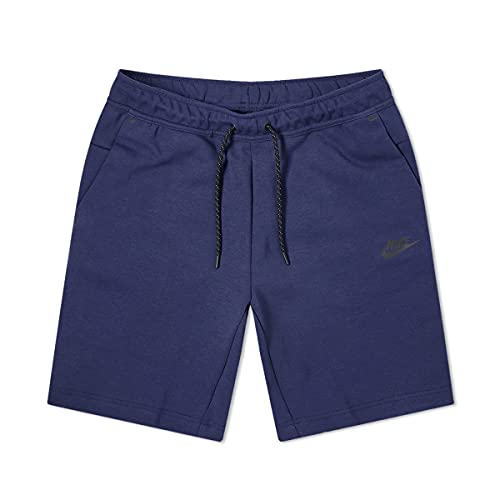Nike Sportswear Tech Fleece Men's Shorts CU4503-410 (Midnight Navy/Black), Small