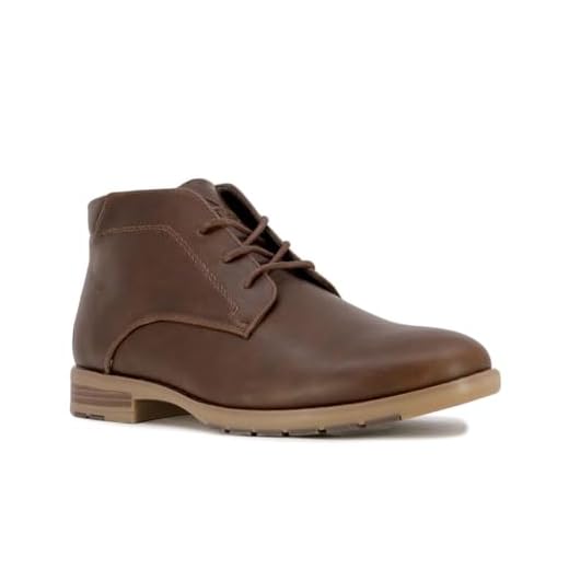 Nautica Men's Chukka Boot: Dress Casual Lace-Up Ankle Shoe Oxfords & Desert Boots-Largo-Brown Size-9.5