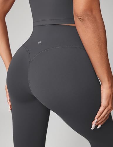 Image of UNISSU Hugcurve No Front Seam High Waisted Workout Leggings for Women Buttery Soft Yoga Pants Gym Athletic Tights - 25''