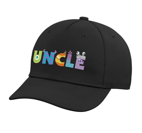 Disney and Pixars Monsters Inc. Uncle Family Disney Trip Adjustable Printed Baseball Hat Black