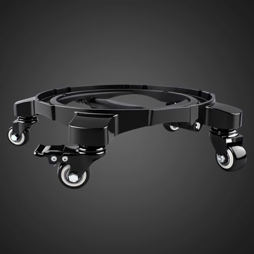 Foldable Bucket Dolly with 5 Wheels 360Car Wash Bucket Roller Heavy Duty Wagon Perfect for Car Wash Waxing Up to 265 lbs