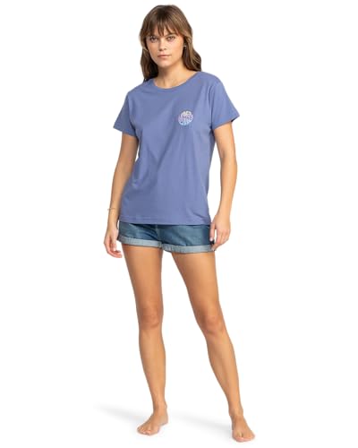 Image of Roxy Womens Boyfriend Crew T-Shirt, Casual Relaxed Fit Crew Neck Tee Short Sleeve Cotton Basic Shirt Everyday Comfort