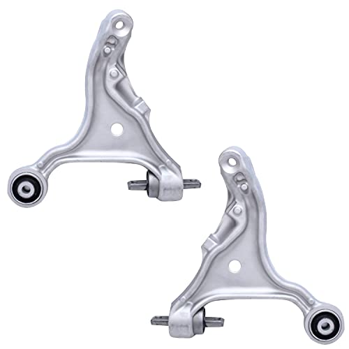 Image of Detroit Axle - 8pc Front End Suspension Kit for 01-07 Volvo S60 V70, 2 Lower Control Arms 2 Lower Ball Joint 4 Front and Rear Stabilizer Sway Bar Links 2001 2002 2003 2004 2005 2006 2007 Replacement