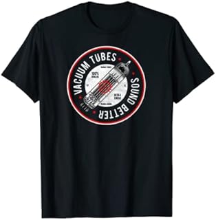 Vintage Retro Analog-Audio Vacuum Tube Guitar Bass Tube Amp T-Shirt