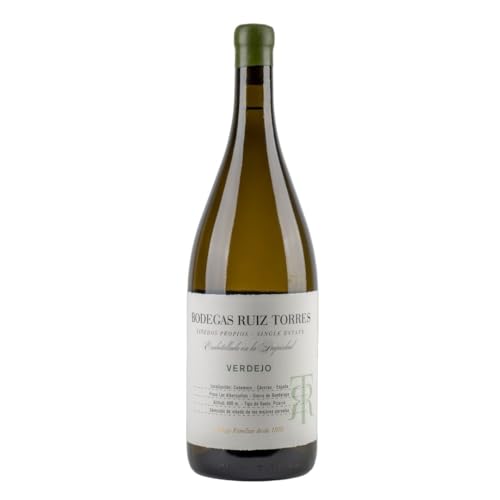 Vino Verdejo Bodegas Ruiz Torres – Blanco Joven Fresco y Afrutado – Gourmet Extremadura – Medalla de Oro Concurso Mundial de Bruselas 2025 – 750 ml