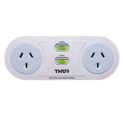 Thor C2 Smart Filter Duo 2 Surge Protected AC Outlets Filtered Twin