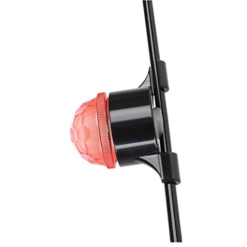 Alarme de batida CLISPEED LED de pesca noturna com alerta de batida para vara de pesca ao ar livre (