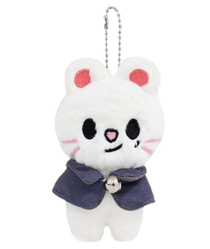 CartHome Plushies Keychain, 12cm Plush Keychain Cute Cat Design for Fan Very Suitable for People Looking for Cute Keychains to Decoration Bag