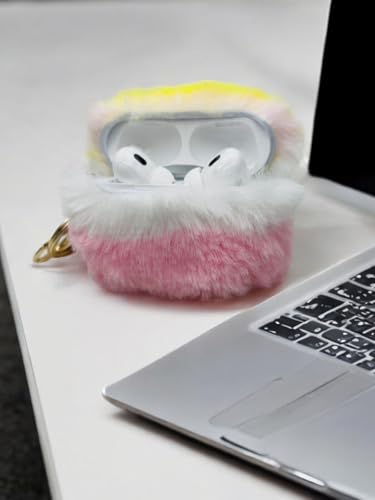 Image of SE HUB Earphone Case Cover Compatible with AirPods Case Cover | Soft Fur Skin Buds Full Protection Cover