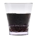 G.E.T. S-11-CL-EC 12 oz. Clear Rim-Full Stackable Glass, Break Resistant (Pack of 4)