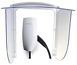 Hochwertig klares PLEXIGLAS, das zugleich Ihre Wallbox wie in einer Vitrine Präsentiert.