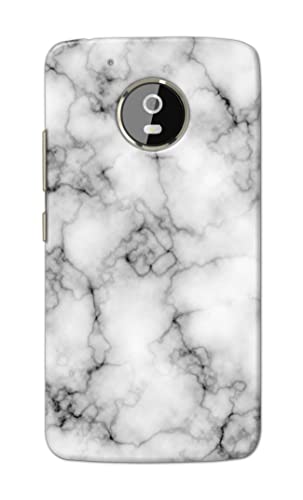 Image of Light White Marble Texture Natural Pattern Hard Back Case Cover for Motorola Moto G5 Plus (5.2 inch), XT1684, XT1685, XT1687 Back Cover -(J5) VNS2230