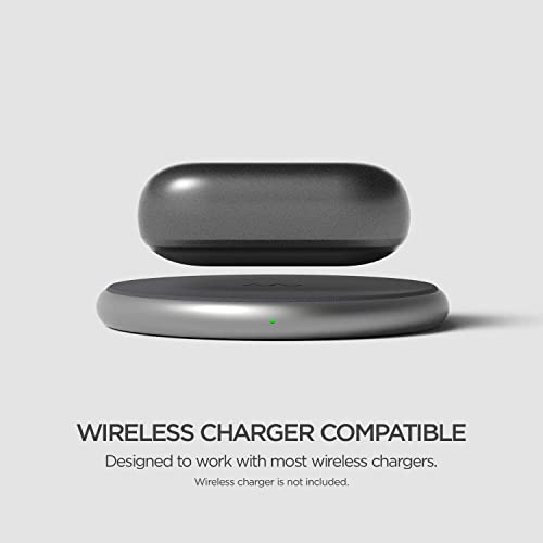 Vrs Design Modern For Apple Airpods Pro Case (2019) (Metal Black) [Us Patent Registered] #TOP3