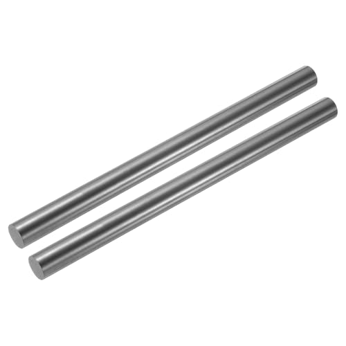 PATIKIL Graphitstab Graphitrührstab Zylinderstab Kohlestab 300x20mm Schwarz für Elektrode, Schmelzgießen, Tiegel, Packung mit 2