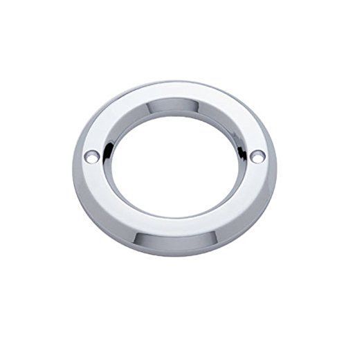 United Pacific (10) Round Chrome Bezels/Covers 2" LED Side Marker Clearance Lights