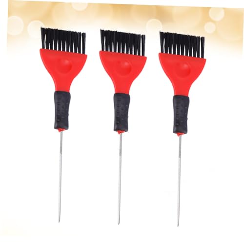 Balacoo 3 Pecas Multiferramentas Aplicador De Óleo De Cabelo Escovas De Tintura De Cabelo Kit De Col