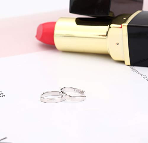 Orazio 4 Pairs 925 Sterling Silver Ear Cuff Earrings For Women Adjustable Non Pierced Fake Clip On Cartilage Helix Ear Piercing Earrings Silver 4 Various Styles #TOP5