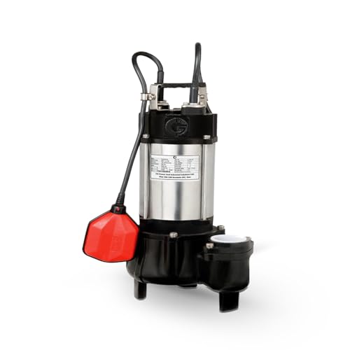 Image of CGSTP005F | STP -II | 0.37kW /0.5 HP| Sewage Submersible Pump | Rust Free CED Coated Component | 100% Copper Winding | SS Grade Fasteners & SS Shaft | Overload Protection | Float Switch | 1Yr Warranty