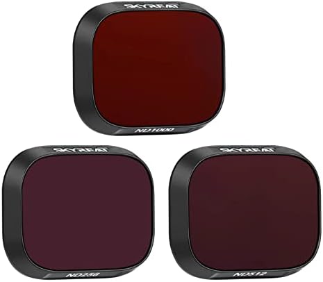 GardTok Long Exposure Photography Neutral Density Filter Compatible with DJI Mini 3 / Mini 3 Pro Drone Accessories, Camera Lens Filters 3 Pack (ND256, ND512, ND1000) -(Aluminum Version)