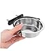 Cabilock Stainless Steel Mixing Bowl with Detachable Scald Clip Non Slip Kitchen Bowl for Cooking and Baking Elegant Design Easy to Clean Secure and Reliable for All Cooking Needs