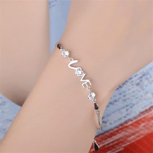 Bracelet double chaîne à breloque cœur pour sublimer vos tenues - 3