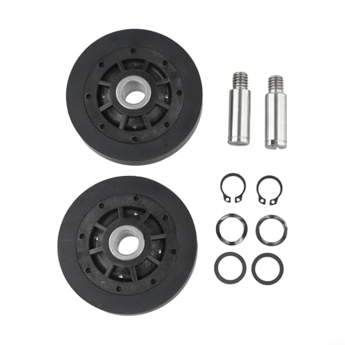 Kit de rodillos para tambor de secadora RB170002 con soporte de goma y hierro de 2.94 pulgadas 4