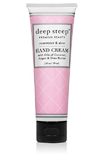 Deep Steep Hand Cream, 2 Ounce (Rosewater Aloe)