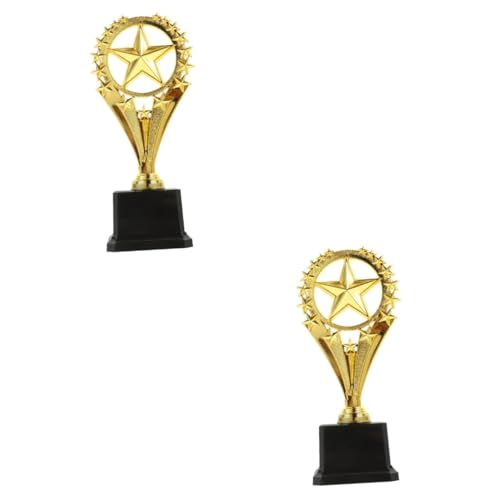 Sosoport 2 Pçs Jogo Troféu Miniture Decoração Brinquedo Para Crianças Mini Brinquedos Prêmio Troféu