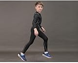 ♥ einschließlich oberer und unterer Körper: 2 thermische Unterwäsche-Sets für Kinder, einschließlich langärmeliger Nackenoberteile mit niedrigem Runden und Wärmehosen in voller Länge mit elastischem Bund, die sich frei bewegen können.Diese perfekt versteckten langen Hosen -Basis -Erwärmungsanzüge lassen sich entspannt fühlen.