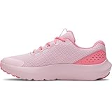 Under Armour Girls' Grade School Surge 4, (647) Prime Pink/Bittersweet Pink, 3.5, US