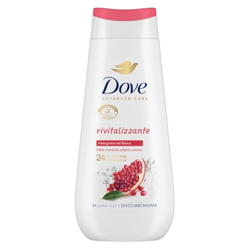 Dove Gel de Ducha Hidratante Gel de Ducha Hidratante Fórmula Suave en el Microbioma de la Piel con Hidratantes Vegetales Sin SLES, Baño de Ducha para Mujer y Hombre, 225 ml